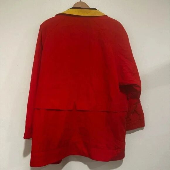 Braefair Red Vintage Sport Windbreaker Coat Size Large - Picture 5 of 6
